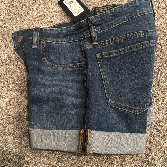 Joe's Jeans Blue Mid-Rise Jean Shorts - Picture 6 of 7
